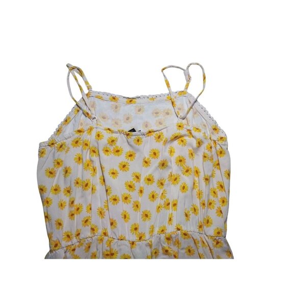 Art Class Yellow Floral Maxi Dress XXL 16/18 Spaghetti Straps Sunflower Print. - Picture 6 of 10
